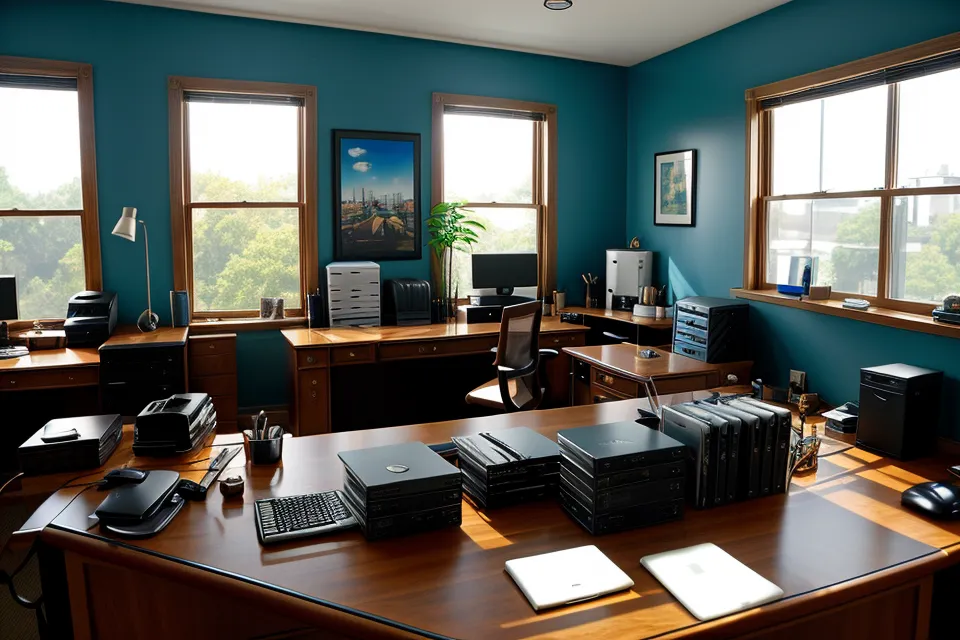 VisiFlora supplement bottle on a home desk, part of an honest review of digital eye strain relief for remote workers
