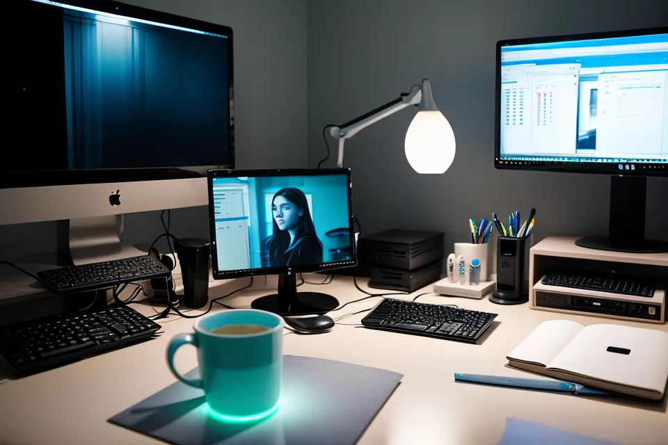 Close-up of code on a high-refresh rate monitor with soft lighting