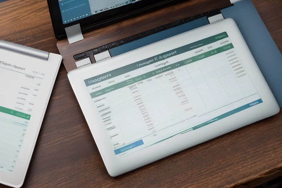 A spreadsheet tracking eye fatigue and supplement dosages on a developer's desk.