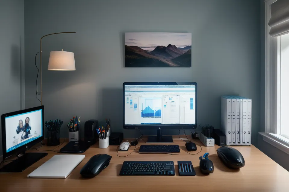 Side-by-side comparison of VisiFlora, iGenics, and TheyaVue eye-care supplement bottles on a developer's desk.