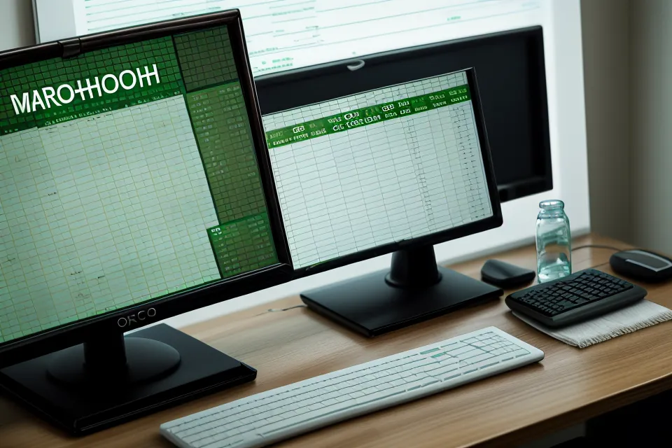 A close-up of an eye fatigue tracking spreadsheet on a computer screen.